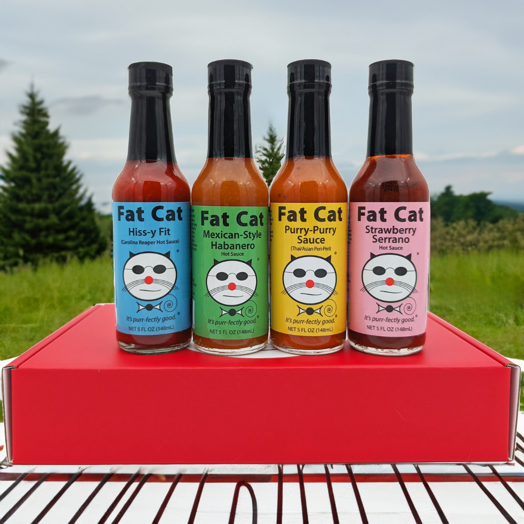 Fat Cat Gourmet's "Create Your Own 4-Bottle Gift Set". 